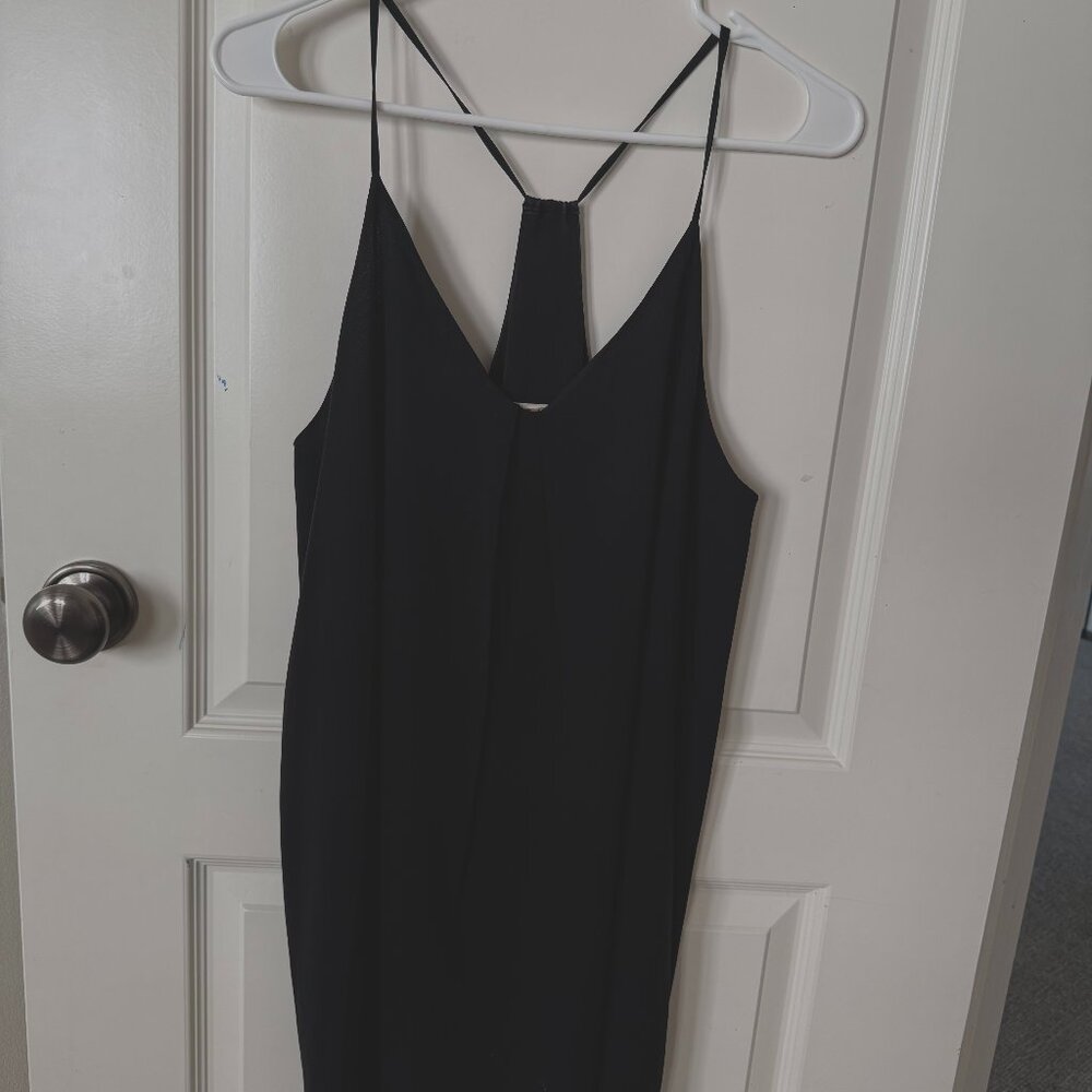 Alice & Olivia Fierra Mini Silk Dress - Black S